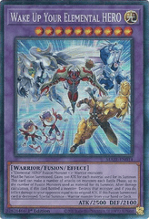 Wake Up Your Elemental HERO -- MAZE-EN014 -- Collector's Rare - 1st Edition